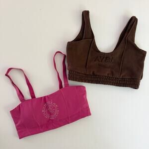 Gymshark + Aybl Sports Bras XS